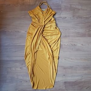 Charlotte Russe Bodycon Dress in Gold